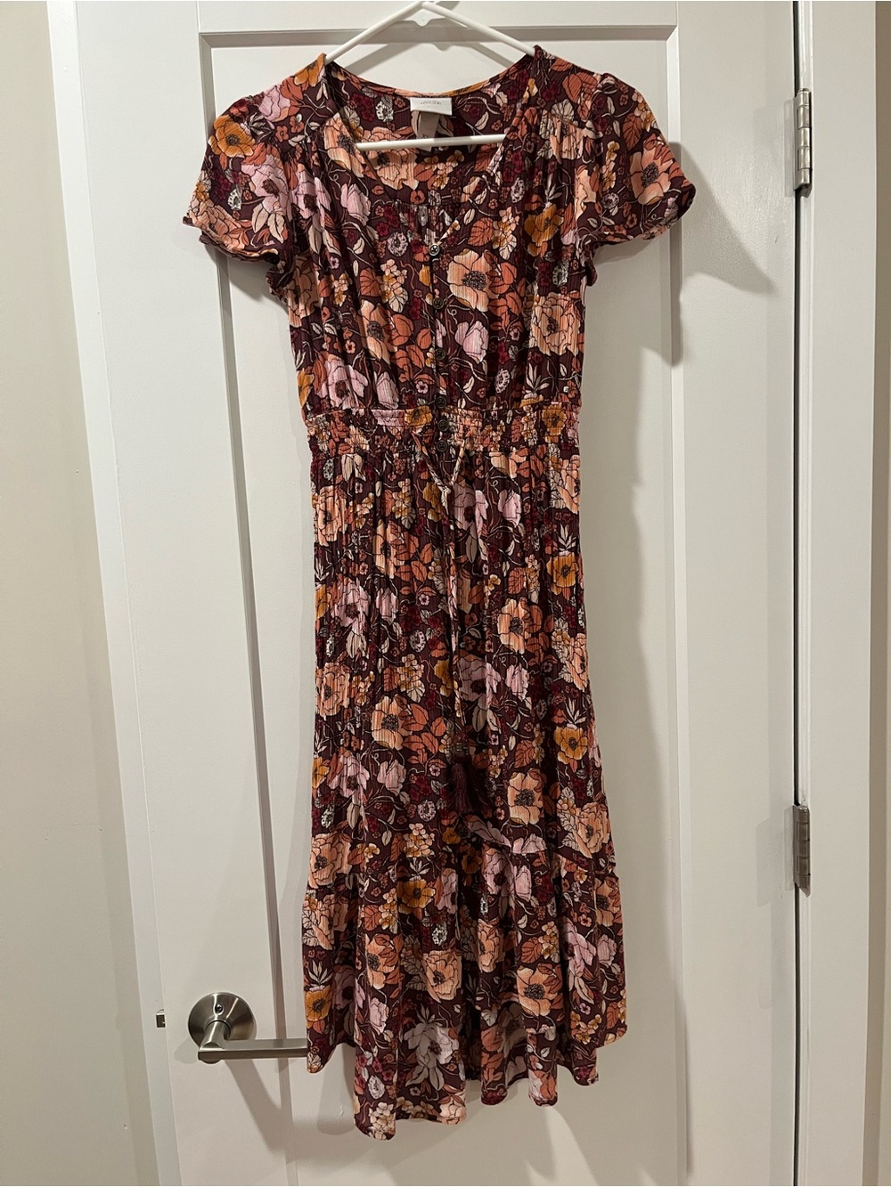XS Knox Rose Floral Midi Dress